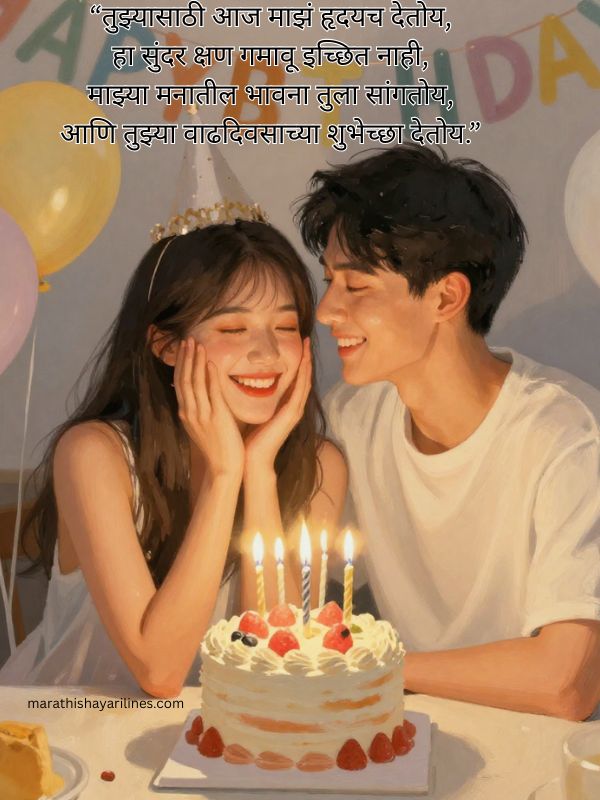 You are currently viewing Birthday Shayari Marathi – 200+ मित्र, प्रेम, कुटुंबासाठी Perfect Wishes