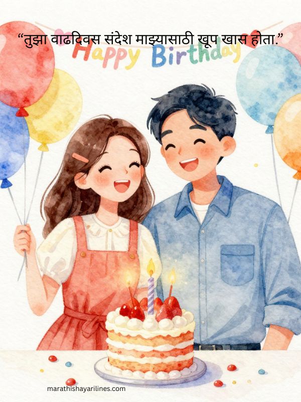 Thank You For Birthday Wishes in Marathi​