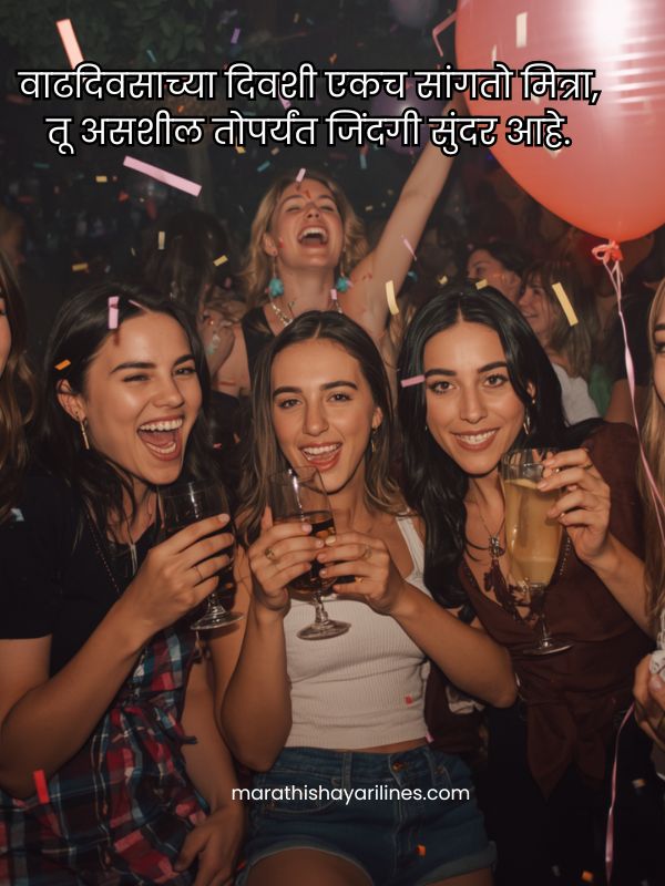 Special Birthday Dosti Shayari in Marathi