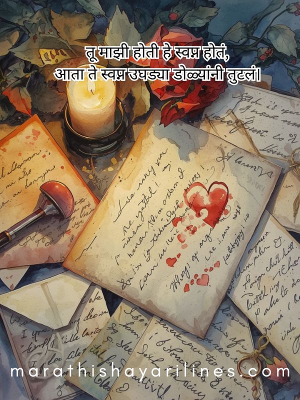 You are currently viewing 150+ Heart Touching Breakup Shayari Marathi | Sad Love & Emotional Status