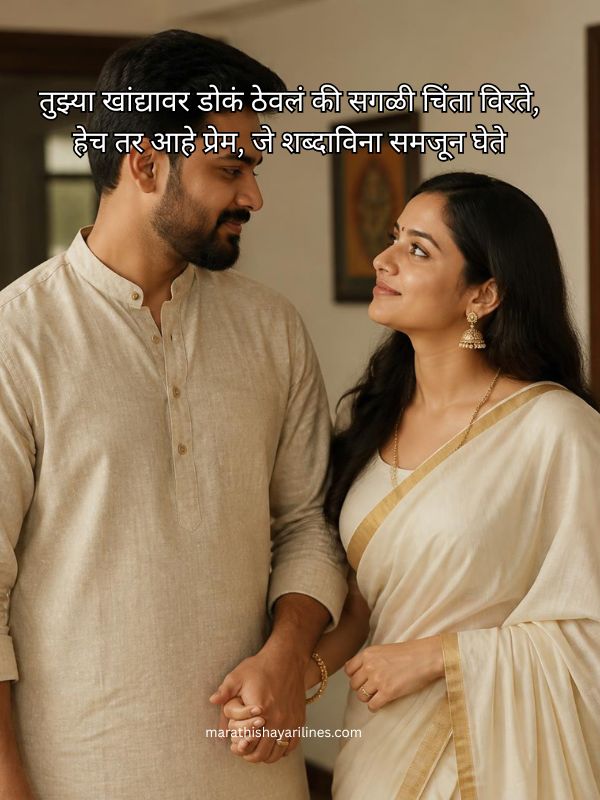 Shayari for Husband in Marathi Text